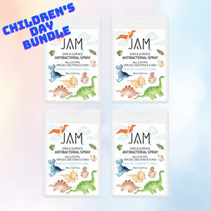 Children's Day Bundle- Skin & Surface Antibacterial Pocket Spray Bundle (20mlx4) (Dino world)