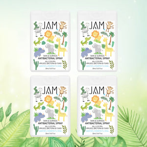 Special Edition Skin & Surface Antibacterial Pocket Spray Bundle (20mlx4) (Animal Kingdom)