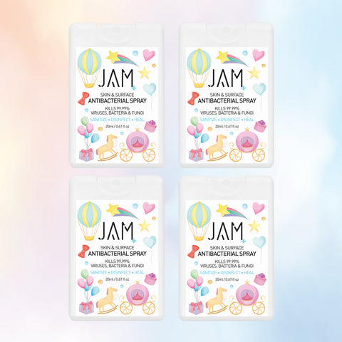 Special Edition Skin & Surface Antibacterial Pocket Spray Bundle (20mlx4) (Fun land)